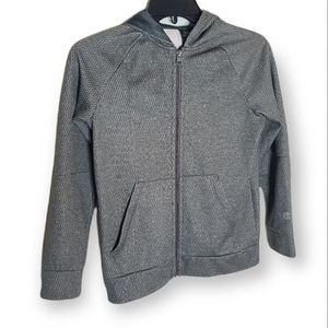 SALE ITEM Kid's Champion Full Zip Gray Hoodie Jacket with Pockets Size M 8-10